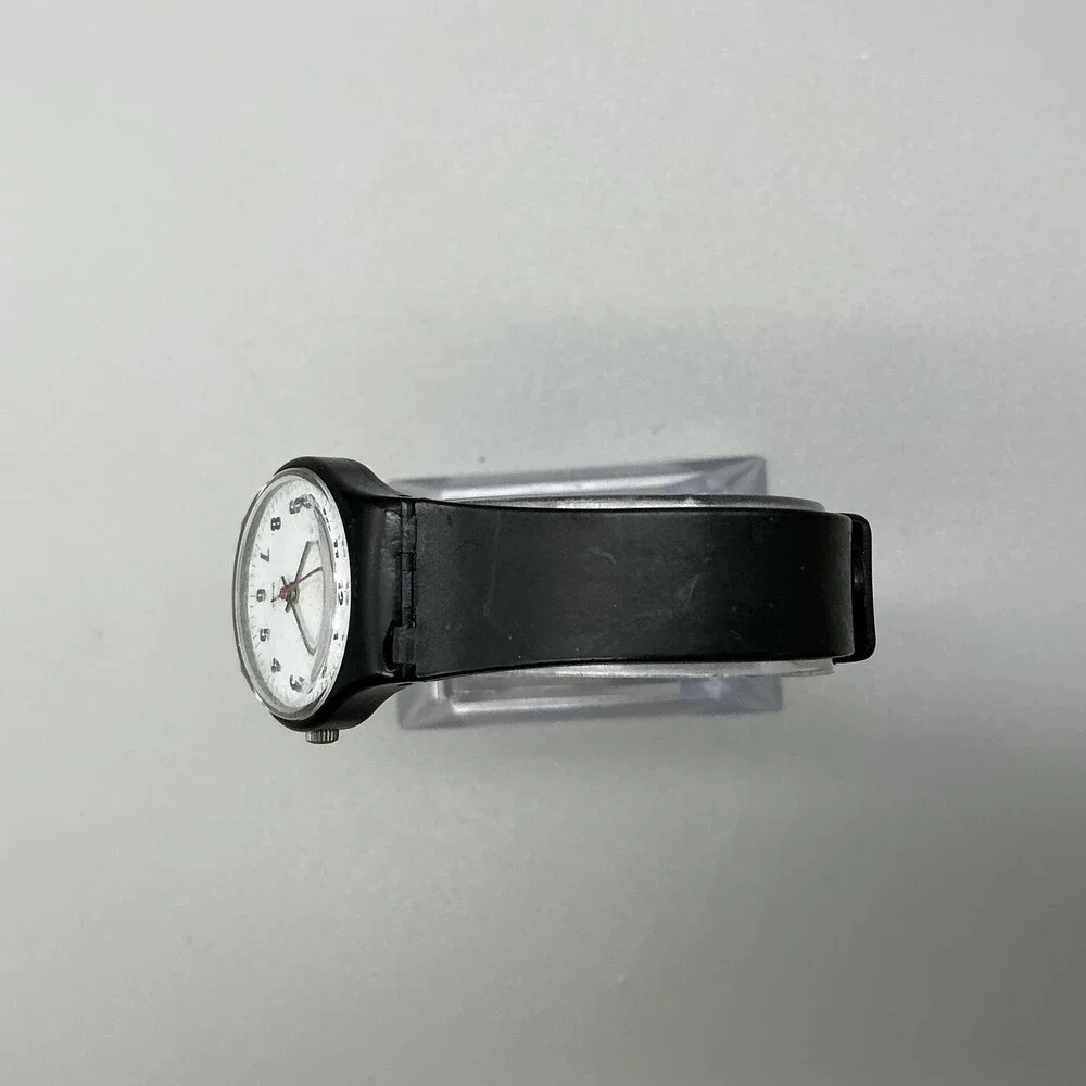 Swatch Something New Womens Watch 25mm Black Rubber Swiss Made New Battery